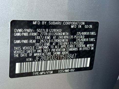 New 2026 Subaru Outback Limited image 28