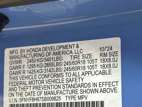 Used 2025 Honda Passport TrailSport image 44
