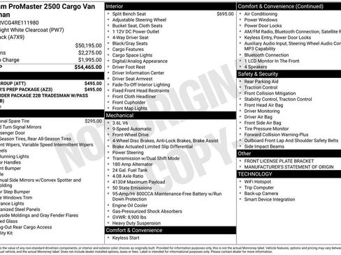 New 2024 RAM ProMaster 2500 w/ Upfitter's Prep Package image 9