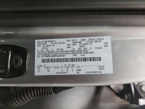 Used 2024 Ford F150 Lariat w/ Bed Utility Package image 17