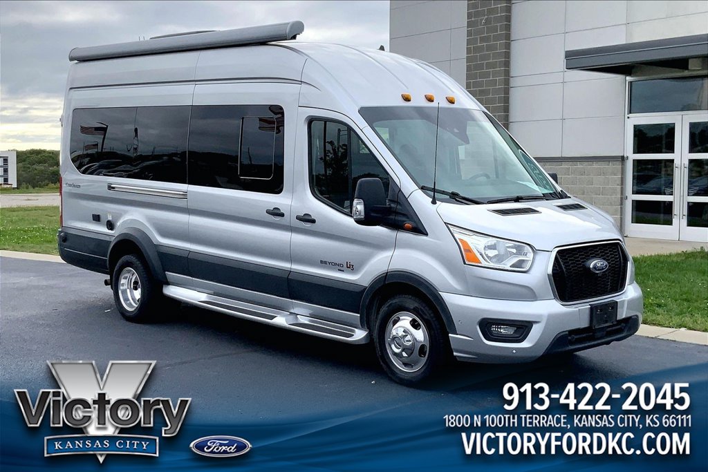 Used 2021 Ford Transit 350 148 High Roof Extended DRW w/ RV Prep Package AWD/4WD image 1
