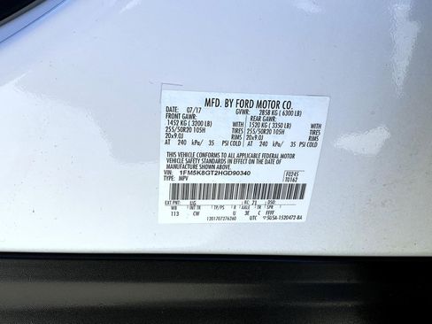 Used 2017 Ford Explorer Sport w/ Equipment Group 401A image 27