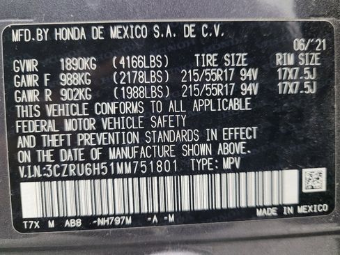 Used 2021 Honda HR-V EX image 33