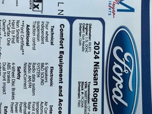 Used 2024 Nissan Rogue SV FWD image 38