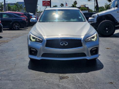 Used 2016 INFINITI Q50 Red Sport 400 w/ All Weather Package image 6