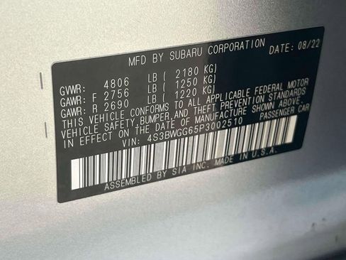 Certified 2023 Subaru Legacy Sport image 24