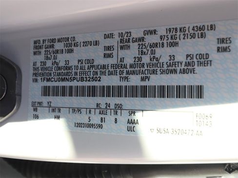 Certified 2023 Ford Escape ST-Line w/ Tech Pack #1 image 23