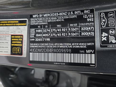Certified 2023 Mercedes-Benz EQS 450+ SUV image 33