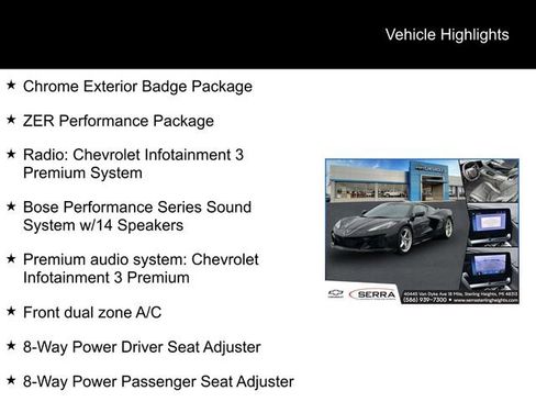 Used 2025 Chevrolet Corvette E-Ray w/ ZER Performance Package image 5