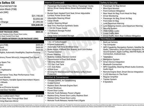 Certified 2025 Kia Seltos SX w/ SX Sunroof Package image 10