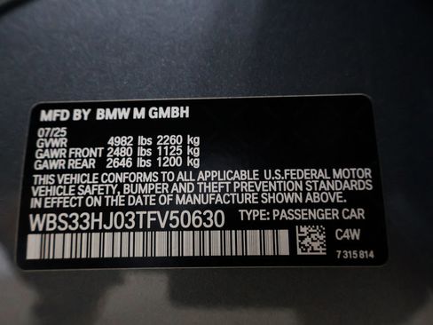 Used 2026 BMW M3 Competition w/ M Carbon Exterior Package image 95
