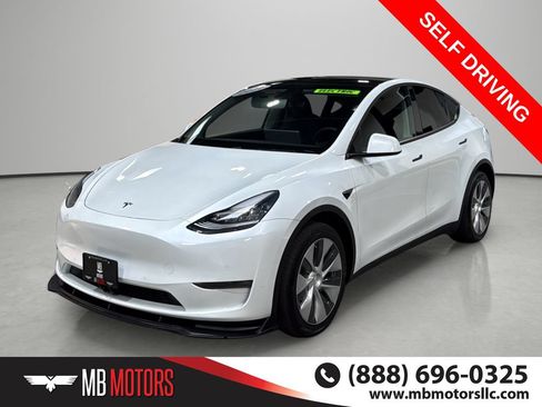 Used 2021 Tesla Model Y Long Range AWD/4WD image 1