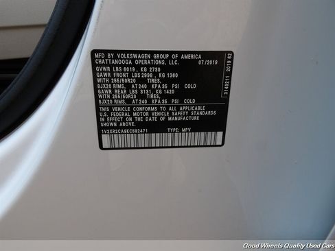 Used 2019 Volkswagen Atlas SE w/ Panoramic Sunroof Package AWD/4WD image 26