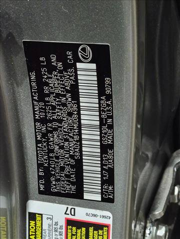 Used 2021 Lexus ES 350 w/ Premium Package FWD image 22