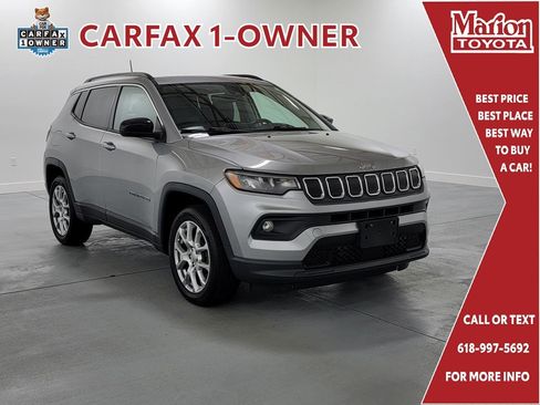 Used 2022 Jeep Compass Latitude w/ Sun and Sound Group AWD/4WD image 1
