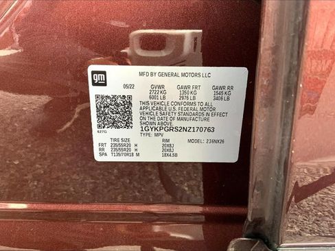 Used 2022 Cadillac XT6 Sport w/ Technology Package image 34