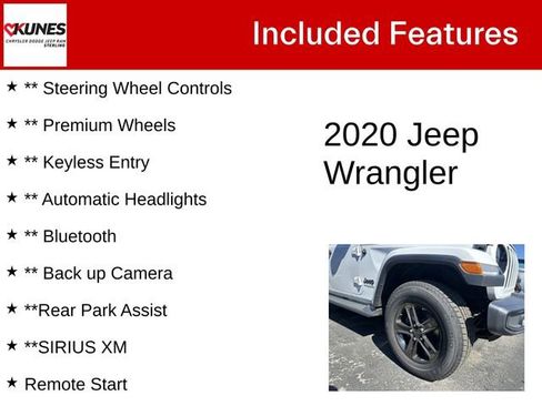 Used 2020 Jeep Wrangler Unlimited Sahara AWD/4WD image 5