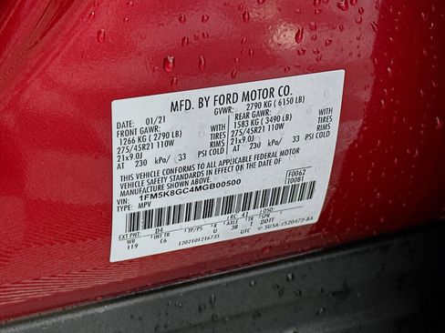 Used 2021 Ford Explorer ST w/ Equipment Group 401A AWD/4WD image 34