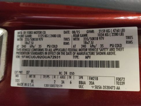 Used 2016 Ford Escape Titanium FWD image 33