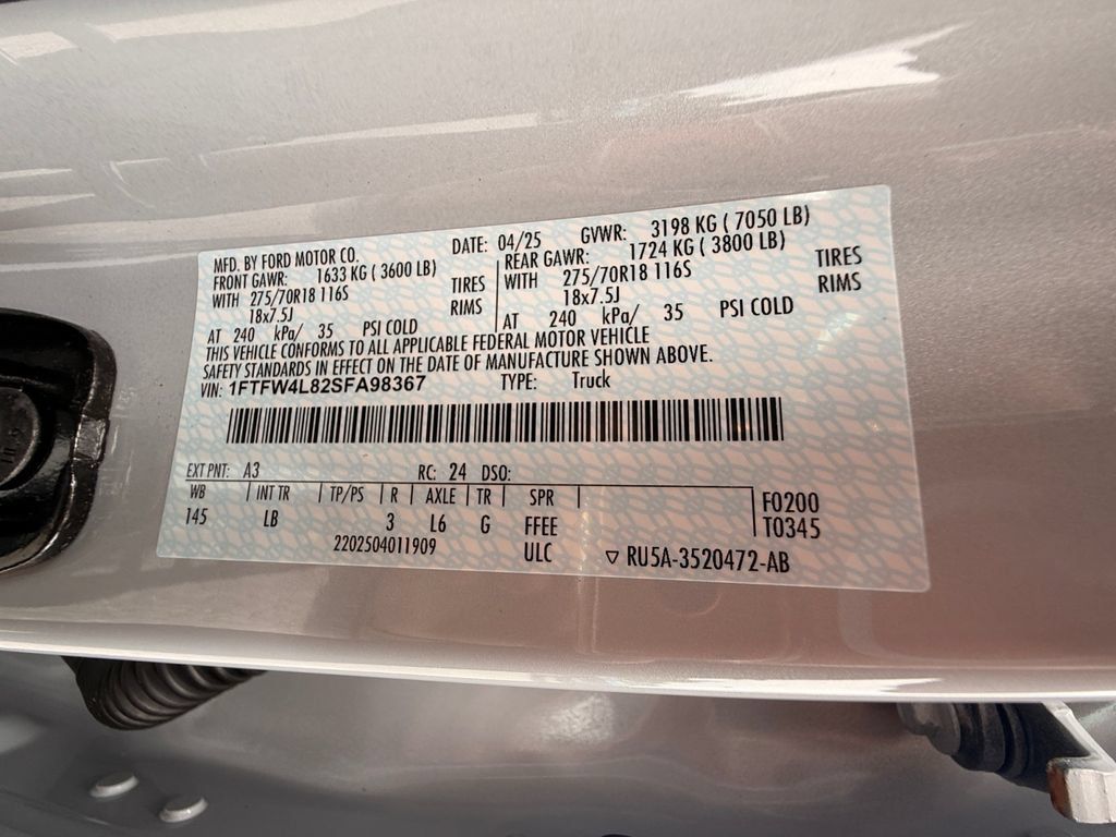 Used 2025 Ford F150 Tremor w/ Bed Utility Package AWD/4WD image 35