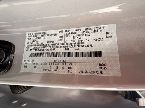 Used 2025 Ford F150 Tremor w/ Bed Utility Package AWD/4WD image 35