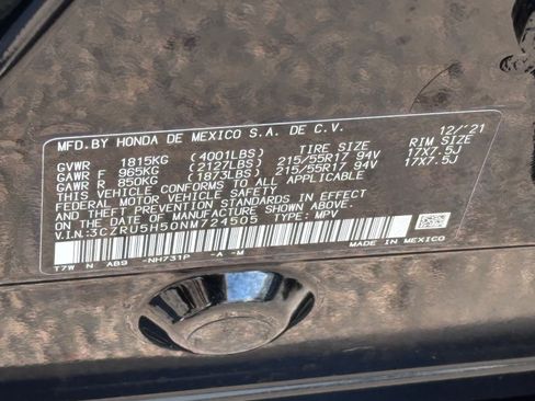 Certified 2022 Honda HR-V EX image 36