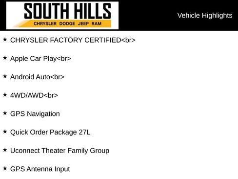 Used 2023 Chrysler Pacifica Touring-L w/ Uconnect Theater Family Group image 3