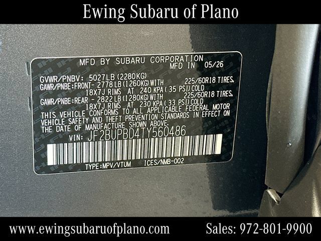 Used 2026 Subaru Outback Premium AWD/4WD image 34