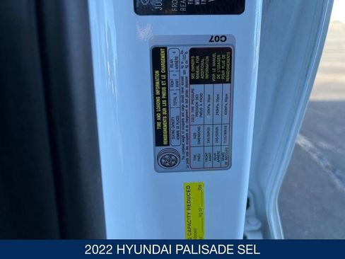Used 2022 Hyundai Palisade SEL w/ 8P Bench Seat Package AWD/4WD image 28