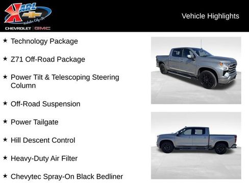 Certified 2024 Chevrolet Silverado 1500 High Country w/ Technology Package AWD/4WD image 3