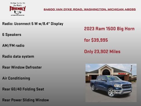 Used 2023 RAM 1500 Big Horn image 30