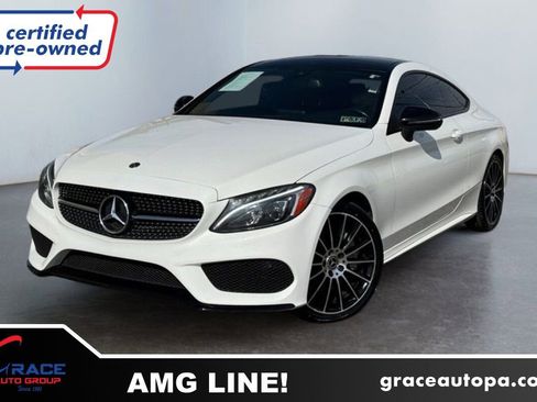 Used 2018 Mercedes-Benz C 300 Coupe w/ AMG Line image 1