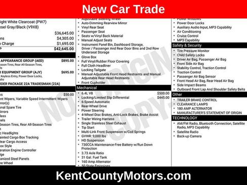 Used 2018 RAM 2500 Tradesman w/ Chrome Appearance Group RWD image 1