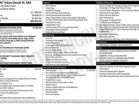 Used 2021 GMC Yukon XL Denali w/ Denali Premium Package image 3