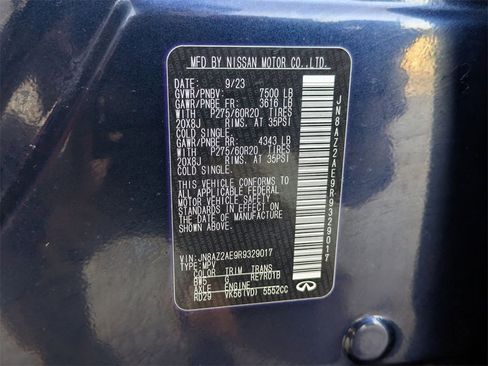 Used 2024 INFINITI QX80 Luxe image 29