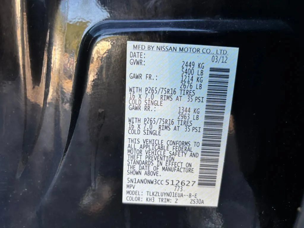 Used 2012 Nissan Xterra PRO-4X AWD/4WD image 21