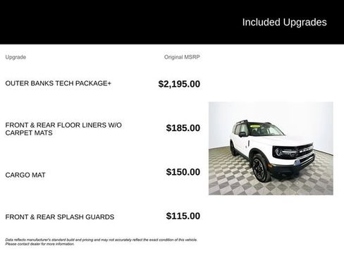 Used 2025 Ford Bronco Sport Outer Banks w/ Outer Banks Tech Package+ image 5