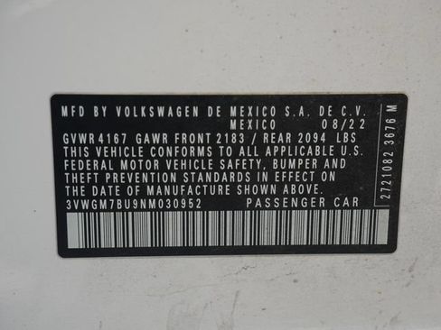 Used 2022 Volkswagen Jetta SEL FWD image 8