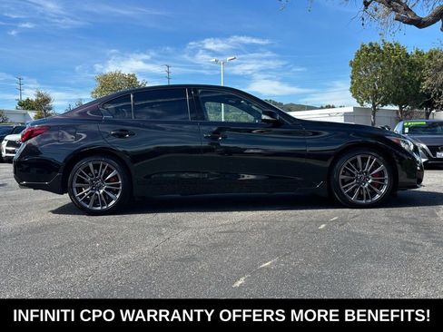 Certified 2023 INFINITI Q50 Red Sport 400 w/ Black Opal Edition image 2