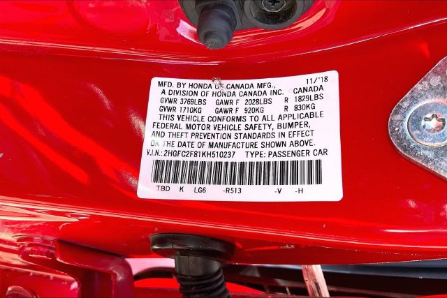 Used 2019 Honda Civic Sport image 32