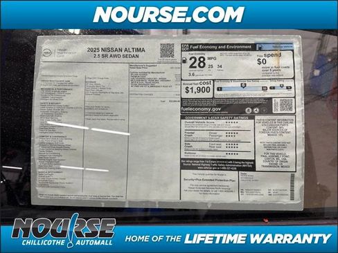 New 2025 Nissan Altima 2.5 SR image 11
