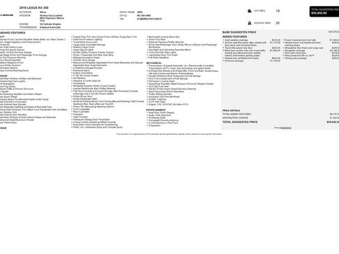 Used 2019 Lexus RX 350 AWD image 9