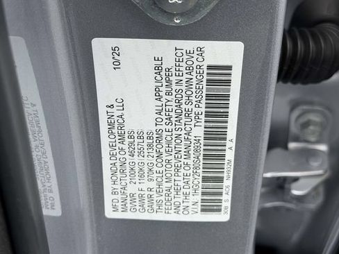 Certified 2025 Honda Accord Touring image 21