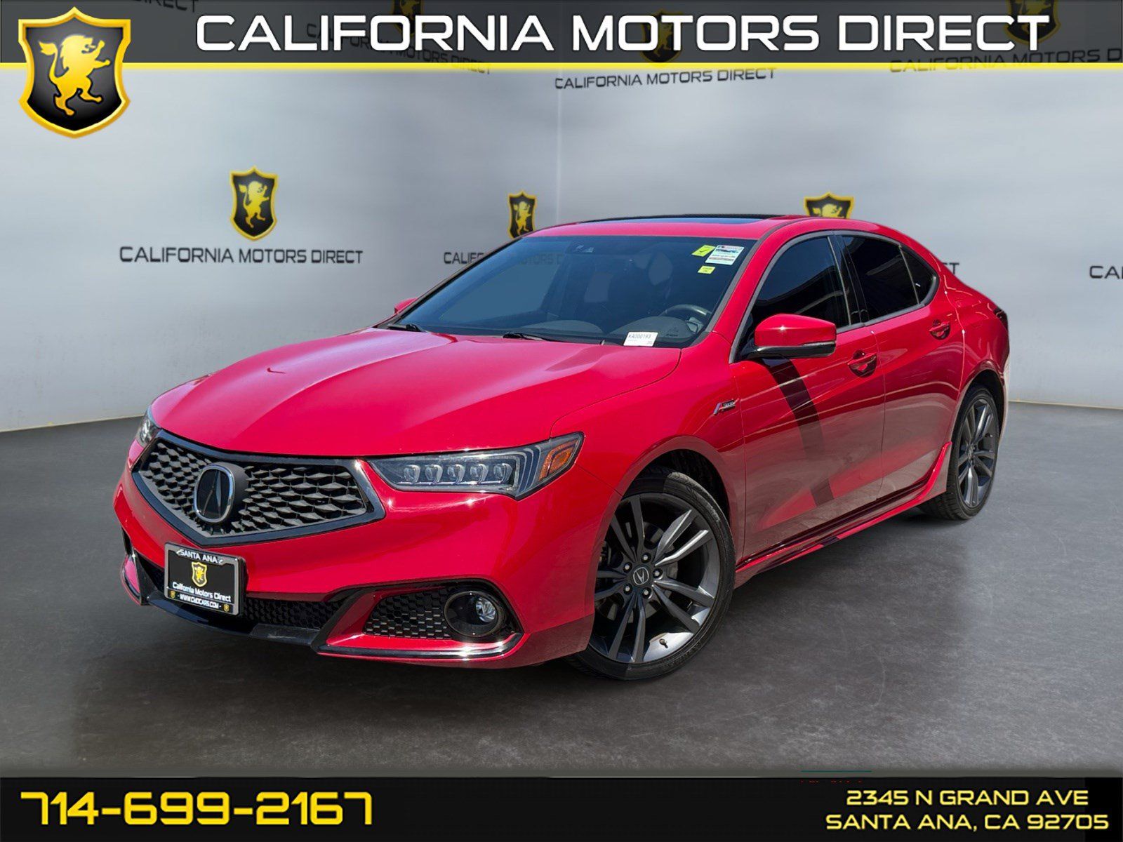Used 2019 Acura TLX w/ Technology & A-SPEC Package FWD image 1