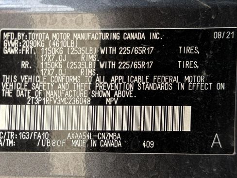 Used 2021 Toyota RAV4 XLE w/ Convenience Package AWD/4WD image 45