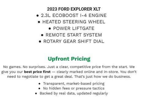 Certified 2023 Ford Explorer XLT w/ Equipment Group 202A AWD/4WD image 1