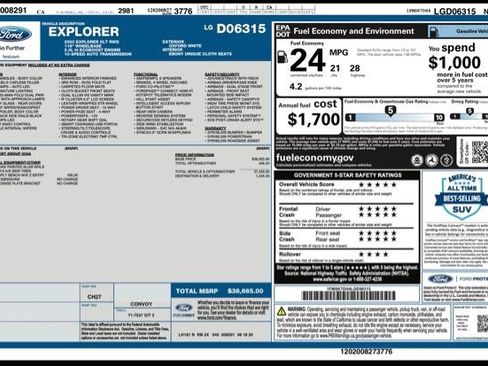 Used 2020 Ford Explorer XLT RWD image 28