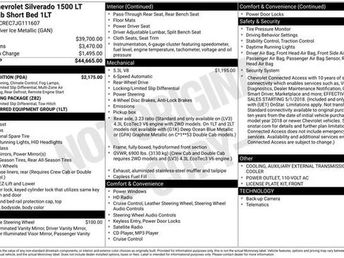 Used 2018 Chevrolet Silverado 1500 LT w/ Texas Edition image 10