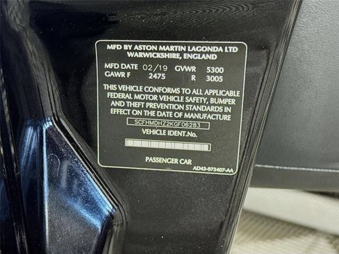 Used 2019 Aston Martin Rapide AMR RWD image 32