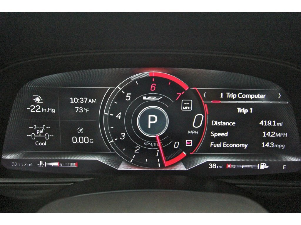Used 2021 Cadillac CT4 V w/ Technology Package RWD image 13